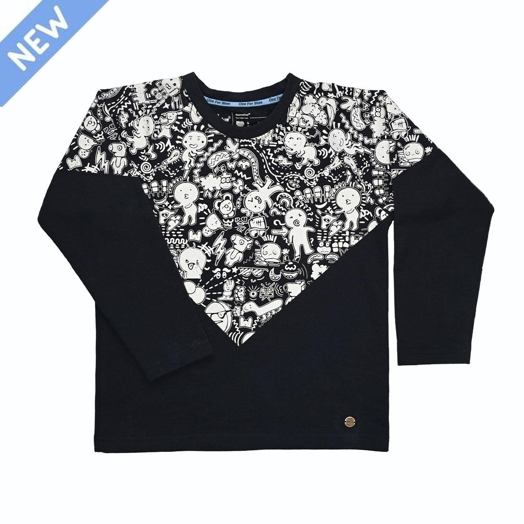 Scribble Dribble Sweatshirt - Oneforblue