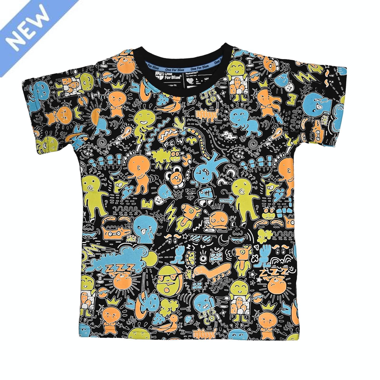 Scribble Dribble Tee - Oneforblue