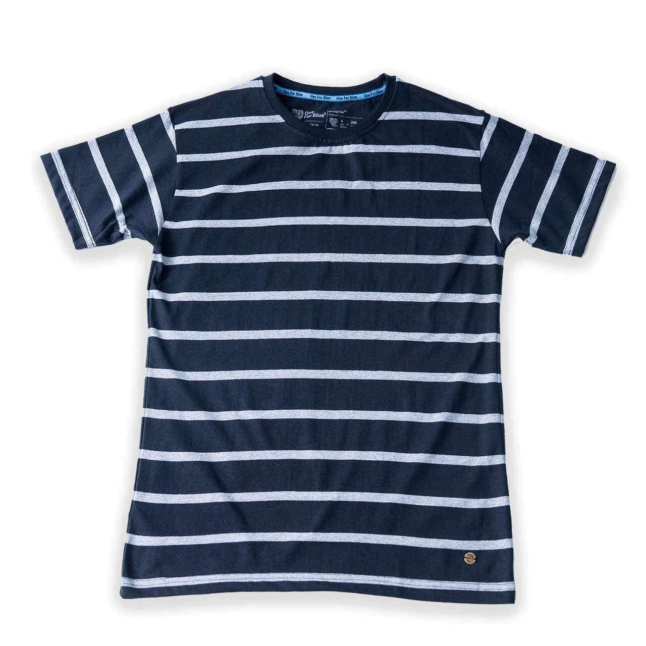 The Stripe Edit - Navy (Slim Fit) - Oneforblue