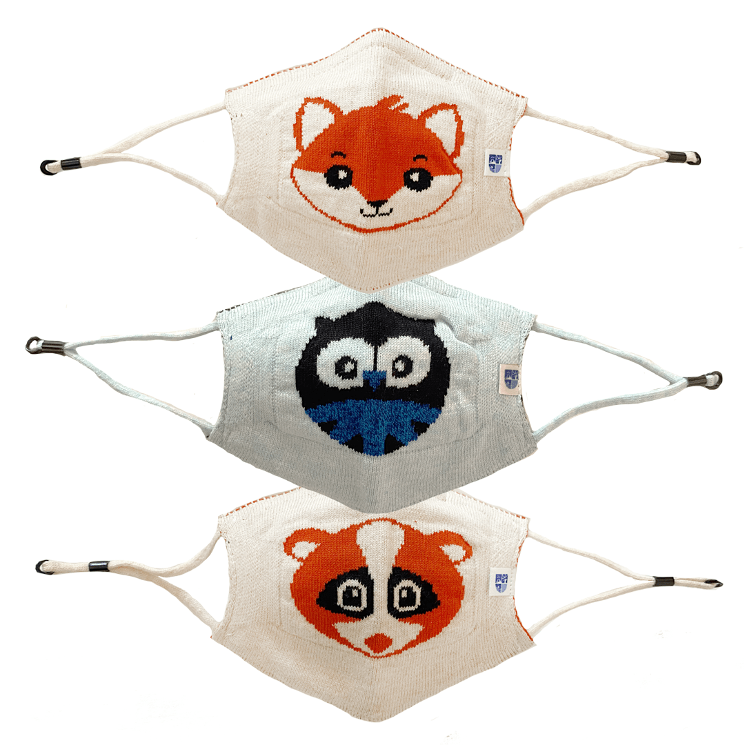 Ultra Breathable Antimicrobial Masks for Kids (Pack of 3) - Oneforblue