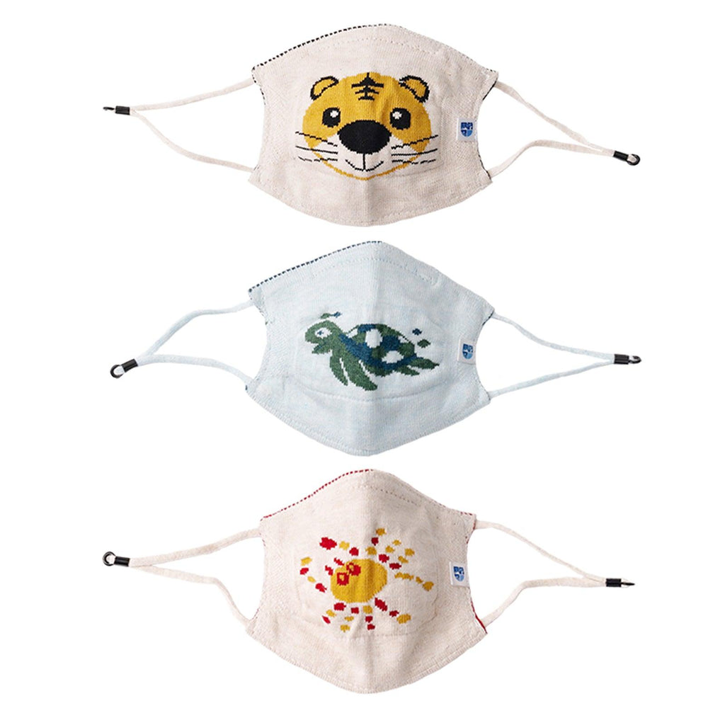 Ultra Breathable Antimicrobial Masks for Kids (Pack of 3) - Oneforblue