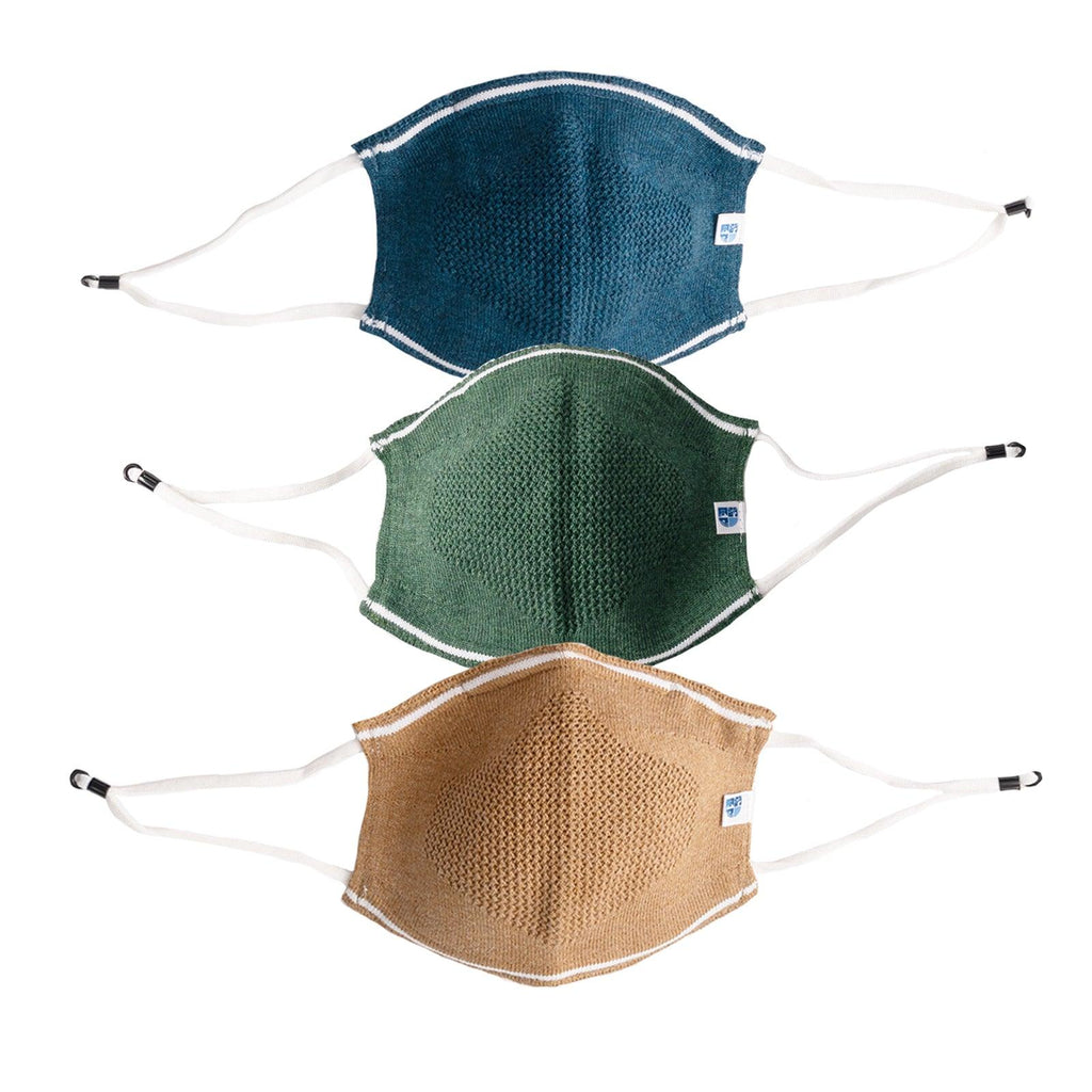 Ultra Breathable Antimicrobial Masks for Adults (Pack of 3) - Oneforblue