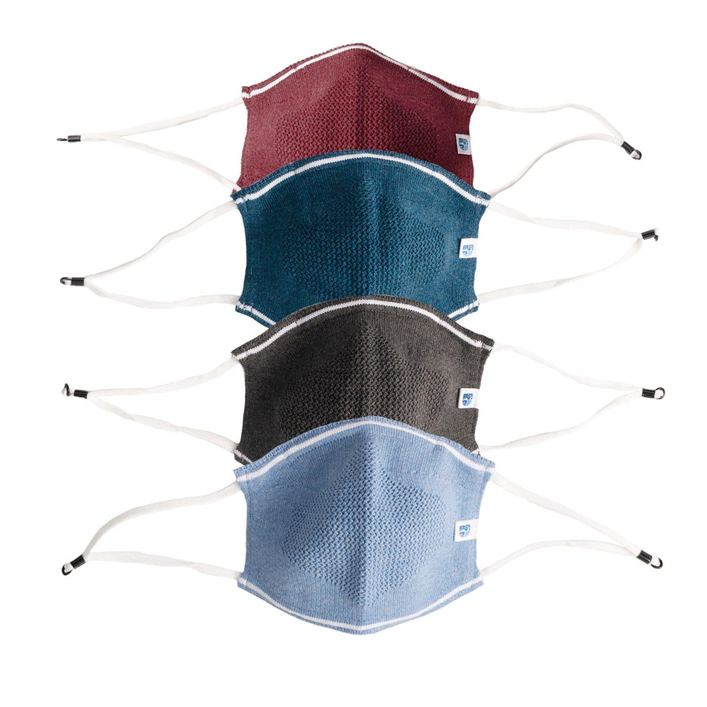 Ultra Breathable Antimicrobial Masks for Adults (Pack of 4) - Oneforblue