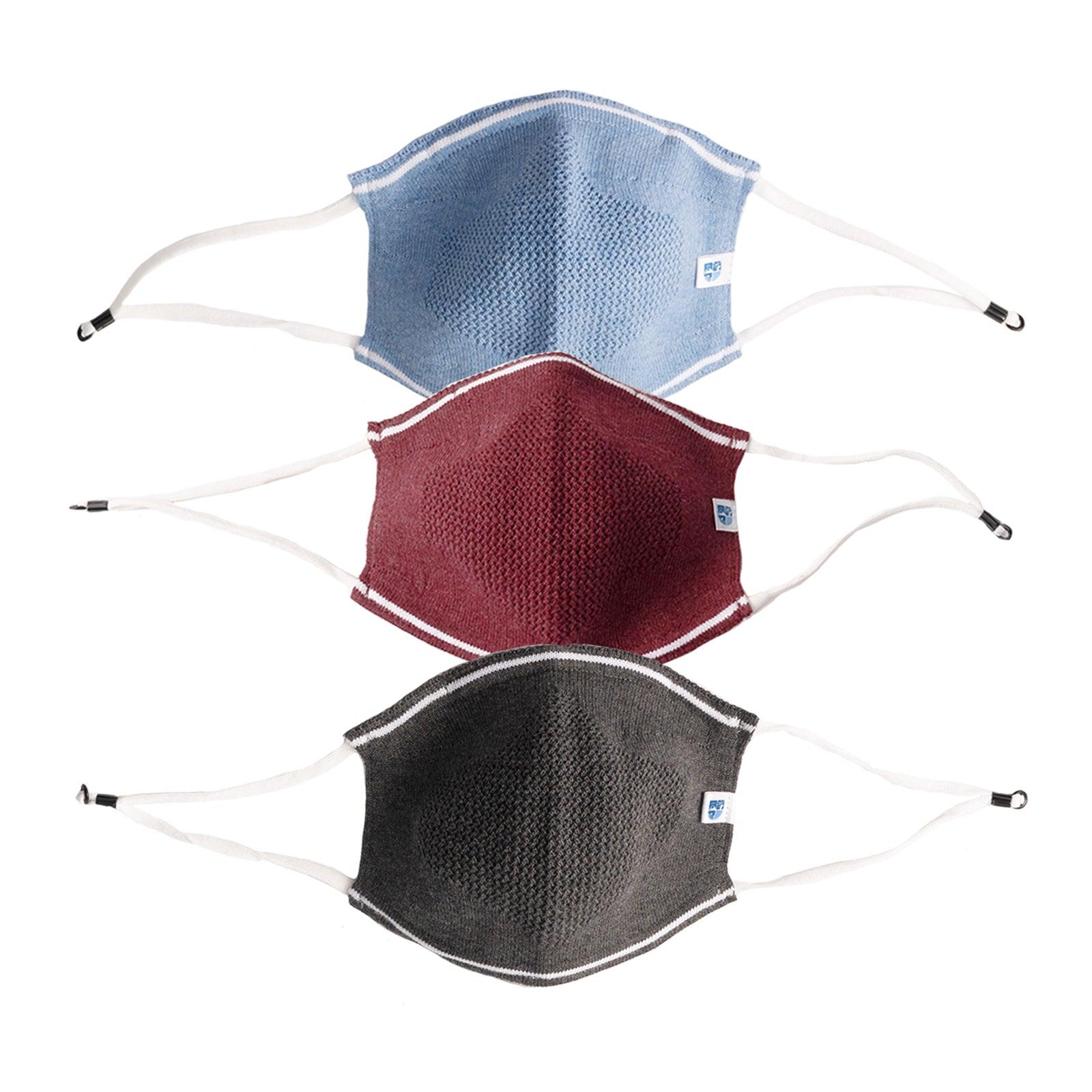 Ultra Breathable Antimicrobial Masks for Adults (Pack of 3) - Oneforblue
