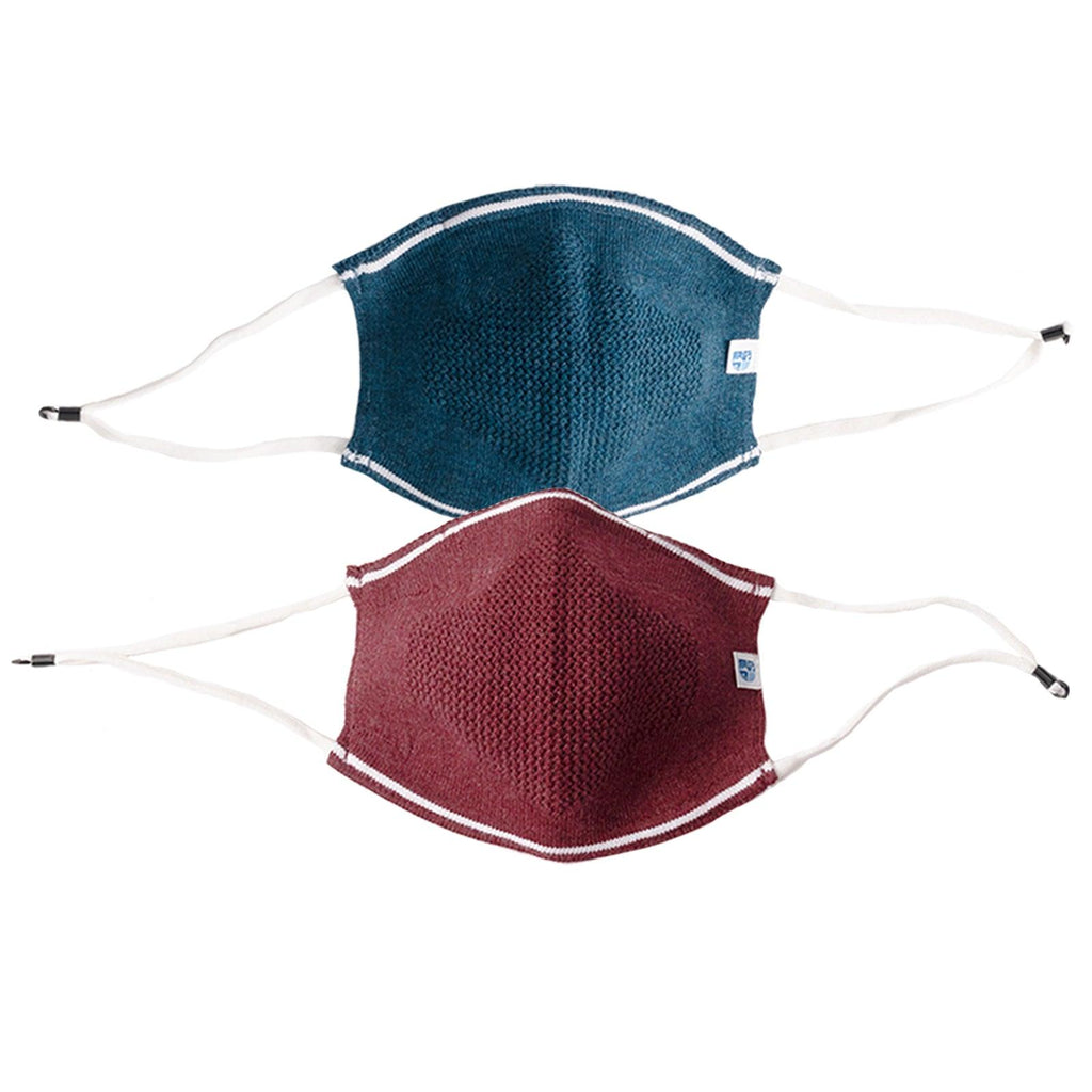 Ultra Breathable Antimicrobial Masks for Adults (Pack of 2) - Oneforblue