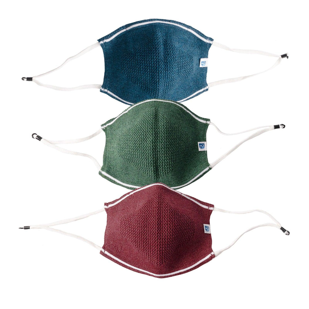 Ultra Breathable Antimicrobial Masks for Adults (Pack of 3) - Oneforblue