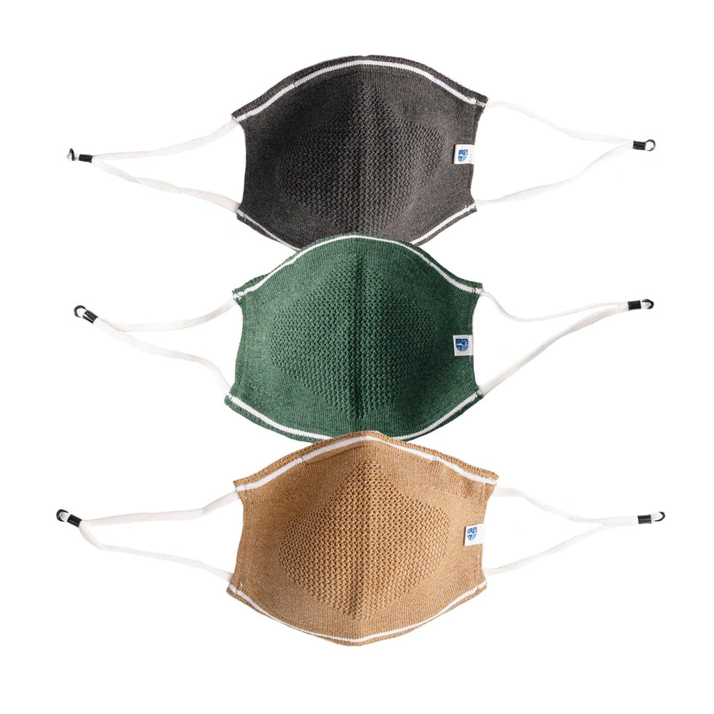 Ultra Breathable Antimicrobial Masks for Adults (Pack of 3) - Oneforblue