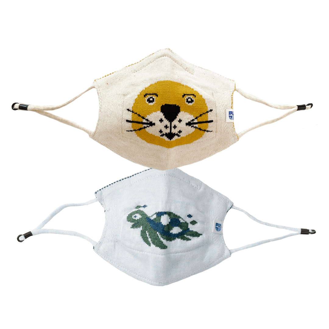 Ultra Breathable Antimicrobial Masks for Kids (Pack of 2) - Oneforblue