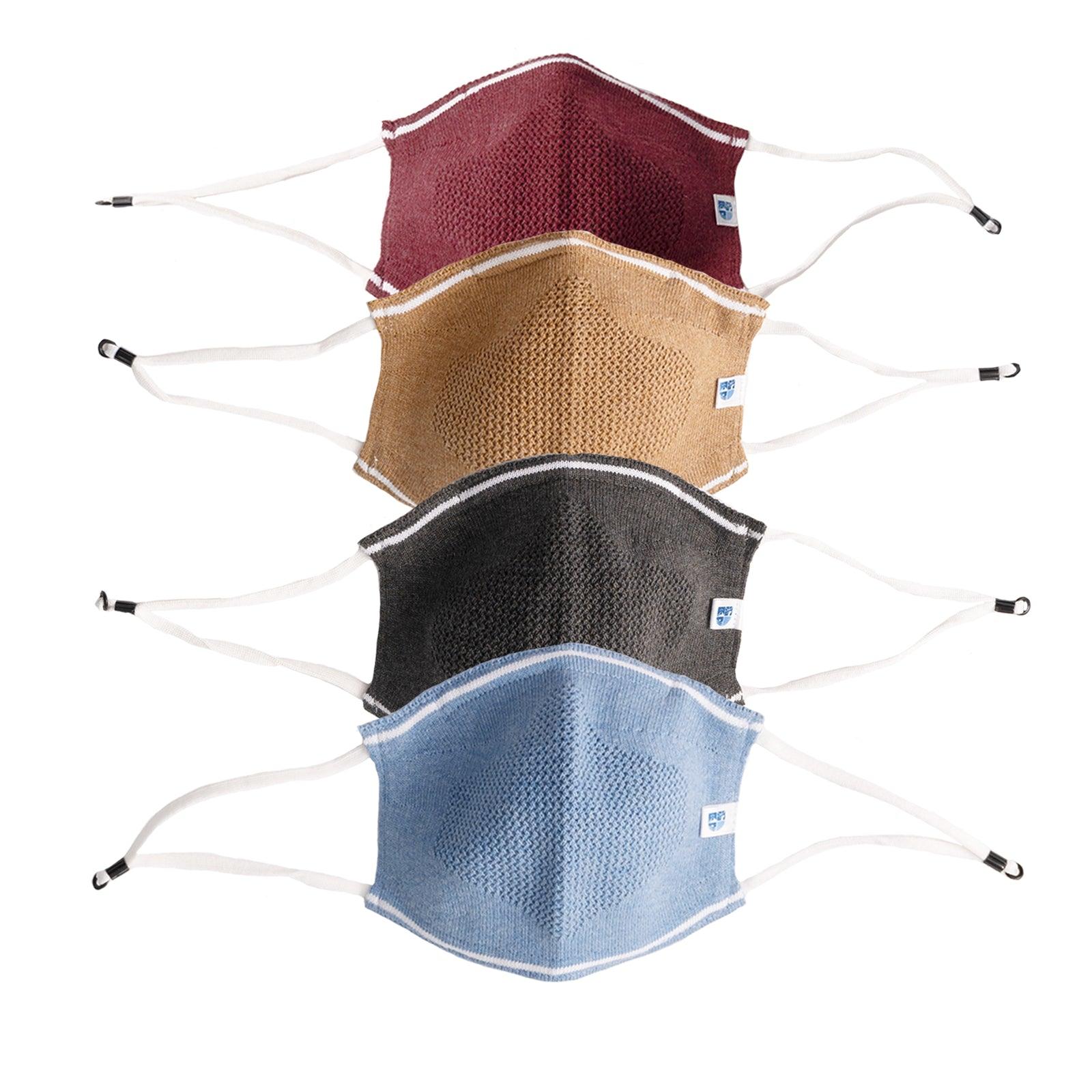 Ultra Breathable Antimicrobial Masks for Adults (Pack of 4) - Oneforblue