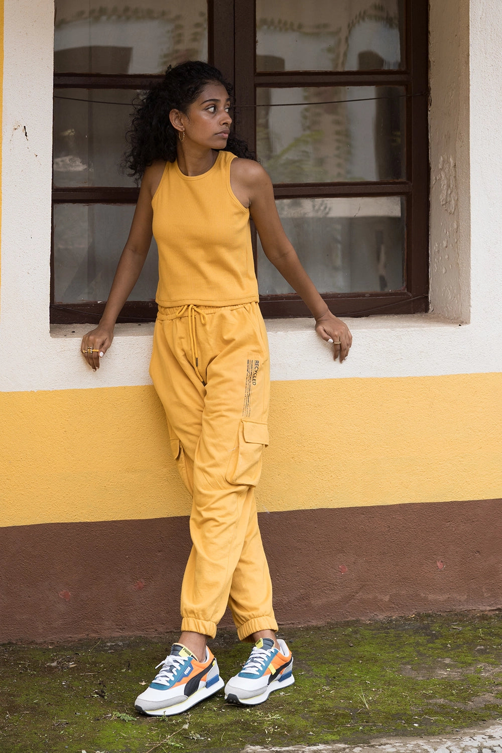 Amber rib tank top
