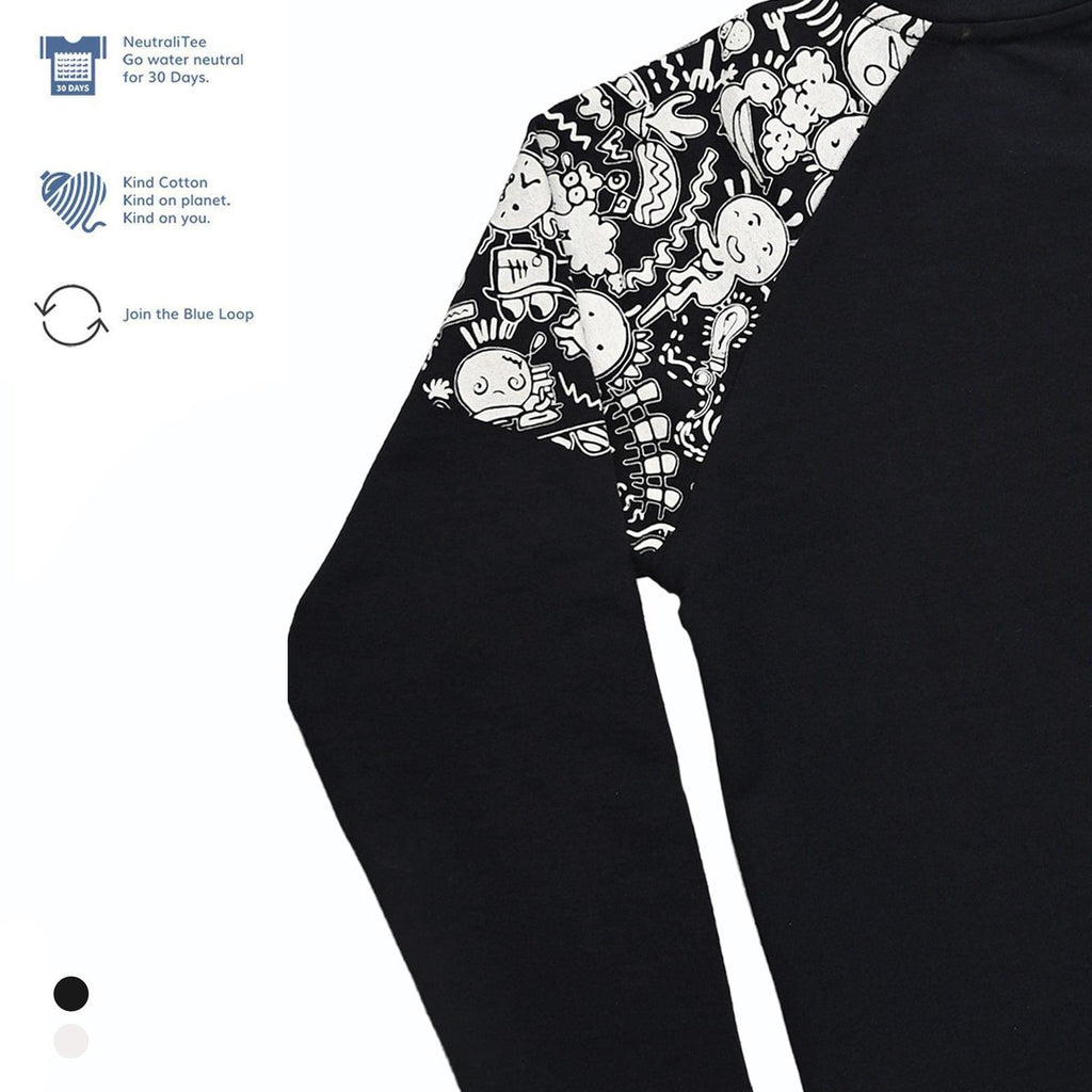 Scribble Dribble Sweatshirt - Oneforblue