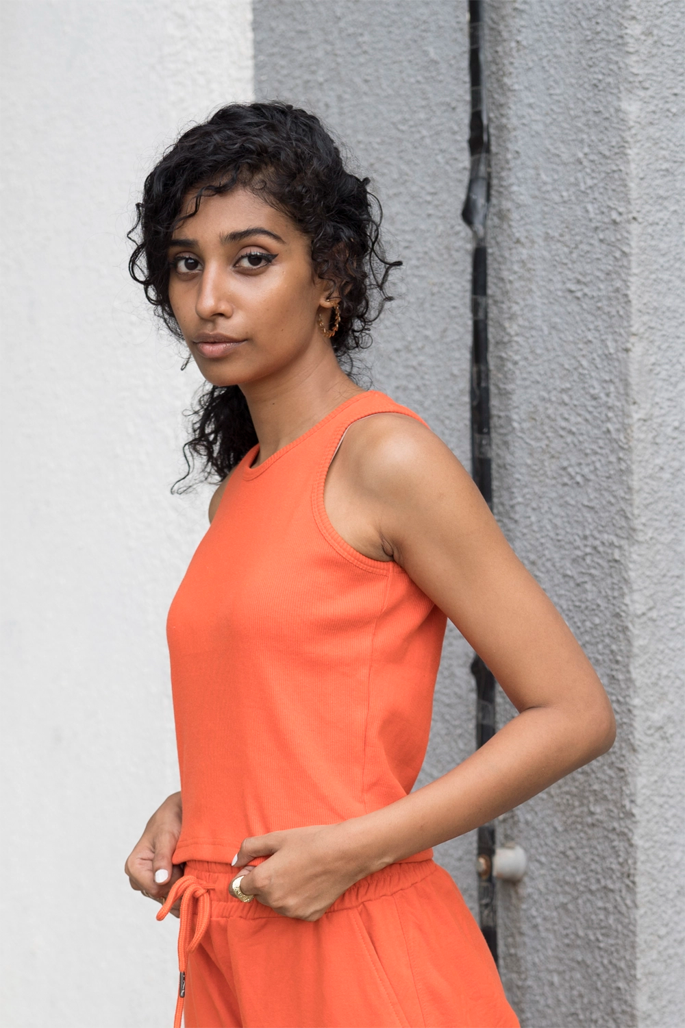 Tangerine Tank Top - Jog Co-Ord