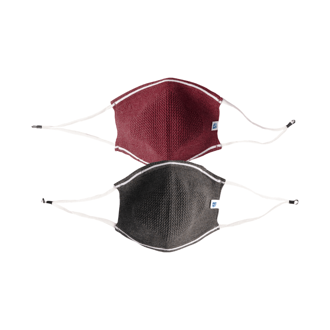 Ultra Breathable Antimicrobial Masks for Adults (Pack of 2) - Oneforblue