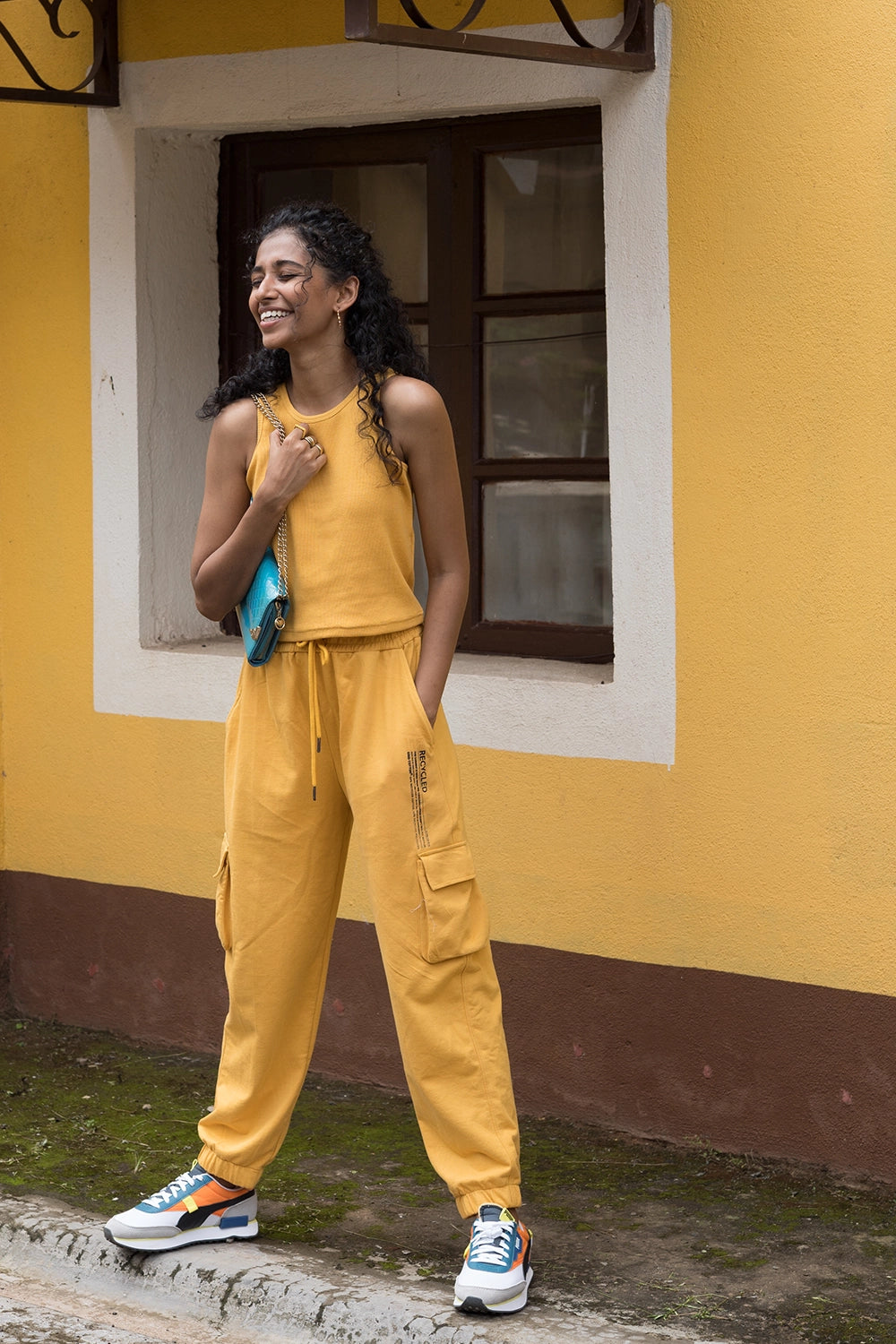Amber rib tank top