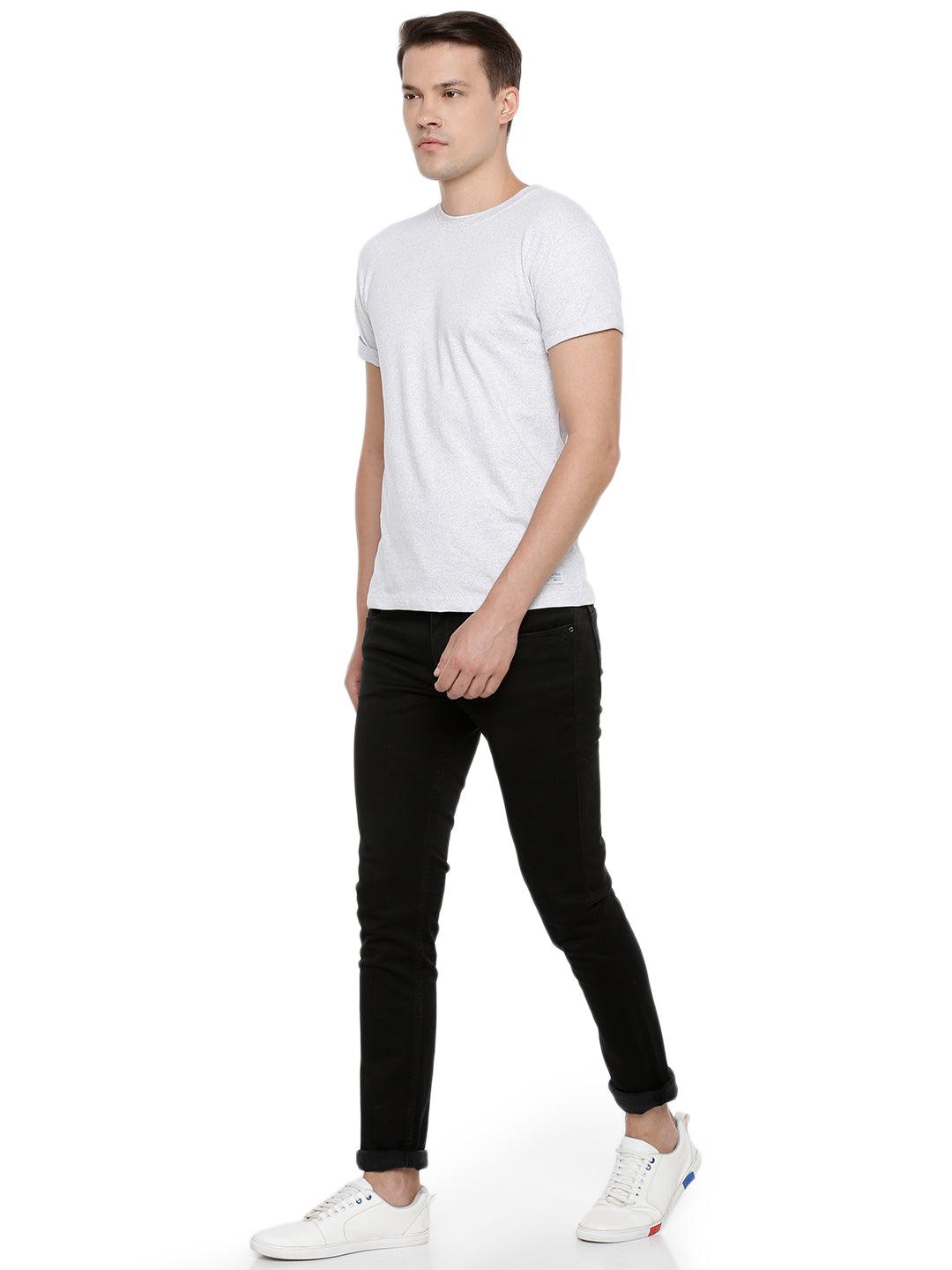 The Ultimate Basics- White Melange - Oneforblue