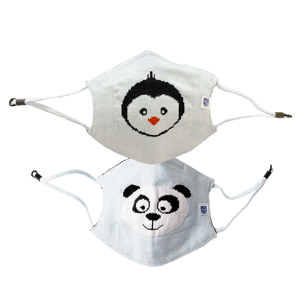 Ultra Breathable Antimicrobial Masks for Kids (Pack of 2) - Oneforblue