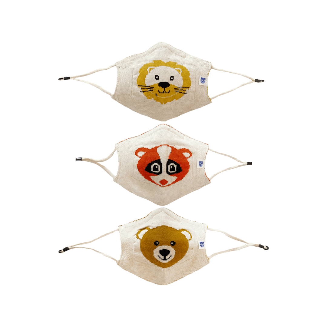 Ultra Breathable Antimicrobial Masks for Kids (Pack of 3) - Oneforblue